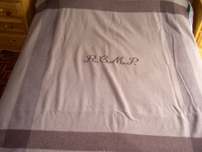 rcmp brown blanket